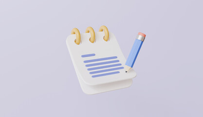 Clipboard and pencil notepad icon symbol clipping path