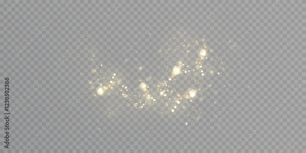 Leinwandbilder Shiny glare light effects with colorful shimmer. Beautiful glare effect with bokeh. Shining abstract background. Vector illustration	
