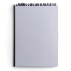 Elegant black notebook for notes and sketches in a workspace setting