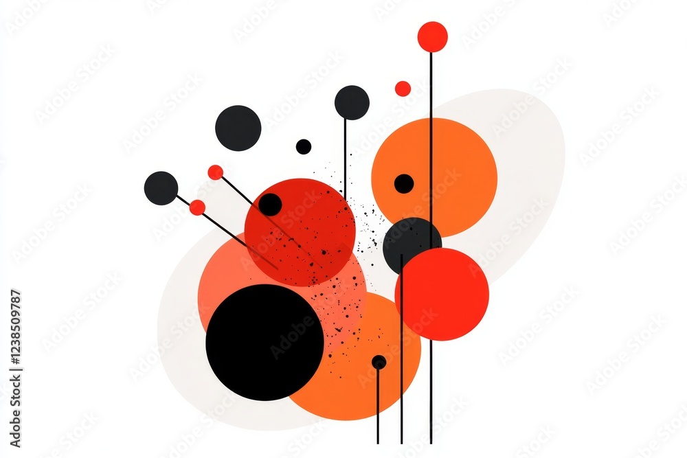 Poster A clean, modern icon of a network with connected dots spread throughout, representing communication and connection