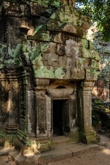 Naklejka premium Ancient Temple Ruins in Angkor Wat