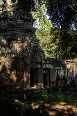 Naklejka premium Ancient Stone Temple in Angkor Wat