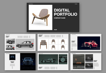 Digital Portfolio Layout