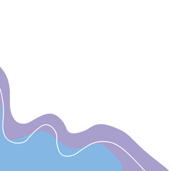 Wavy Corner with Line