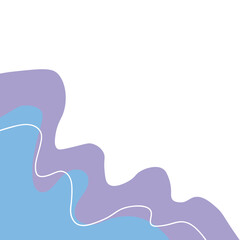 Wavy Corner with Line