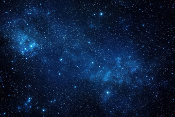 Deep space filled with glowing celestial formations and distant galaxies.