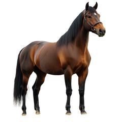 Obraz premium Horse isolated on transparent background