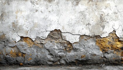 Fototapeta premium Weathered Wall Texture Shows Aged Concrete and Paint