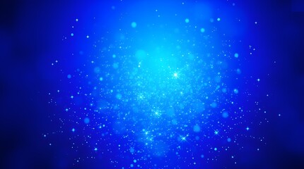 Vibrant Blue Background with Scattered Dots for a Dynamic Effect abstract background with stars