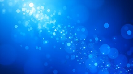blue bokeh background "Dynamic Blue Background with Scattered Dots Creating a Sense of Motion and Energy"