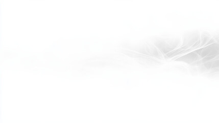Abstract white background with soft flowing lines