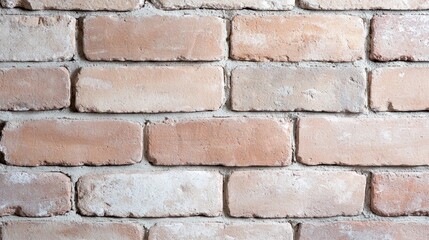Obraz premium Light brown brick wall texture background