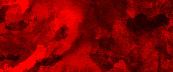 Vector abstract red splashed watercolor texture hand drawing graphic design.