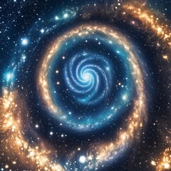 Obraz premium spiral galaxy background