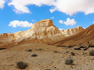 Beautiful mountains of the Negev desert