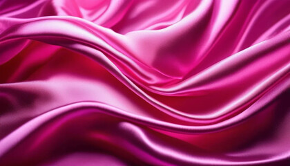 Obraz premium Pink draped silk as a background. 