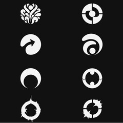 Simple O logo design Vector Illustration