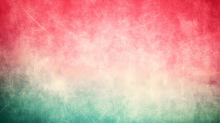 Fototapeta premium Colorful abstract texture blending red, green, and beige hues creates a soft and vintage atmosphere
