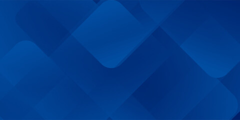 Fototapeta premium Abstract blue background with glowing geometric lines. Modern blue gradient square shape design. Futuristic technology concept. Suit for brochure, corporate, website, poster, banner, cover modern