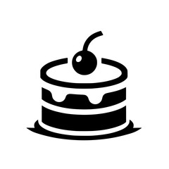 Delicious Cake Icon: A Sweet Treat for Your Website or App