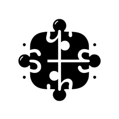 Teamwork and Connection: A Business Puzzle Solution. Collaboration Strategy, Unity, and Problem-Solving Concept. Jigsaw Integration for Success