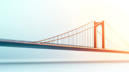 Obraz premium A bridge made of circuit boards