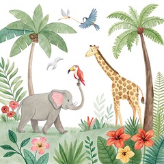 elephants in the jungle