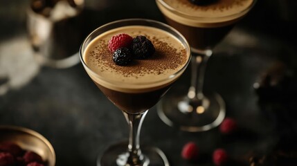 Bold mocha composition exudes charm with dangerous undertones