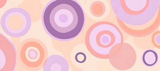 A background with circles in different colours