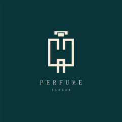 perfume abstract Logo Template Design Vector, Emblem, Design Concept, Creative Symbol, Icon