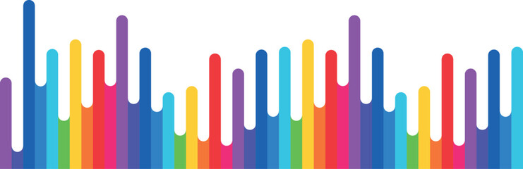 colored abstraction of liquid rainbow smudges, LGBT colors on a transparent background in the form of stripes, colored pencils and paints, thick strokes of paint