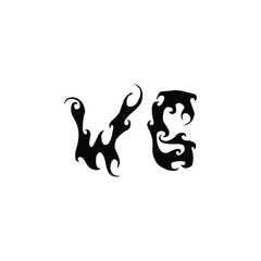 WG monogram logo design letter text name symbol monochrome logotype alphabet character simple logo