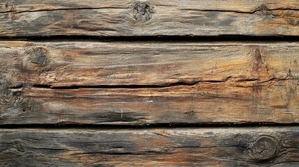 Obraz premium Rustic Wooden Planks Background with Natural Textures and Varied Tones Showcasing the Beauty of Aged Wood in a Grunge Style for Artistic Design Projects