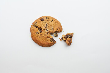 chocolate chip cookies on a plate