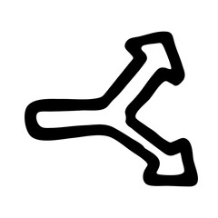 Pfeil. Symbol. Zeichen