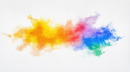 Obraz premium Vibrant Color Splash Abstract Art for Creative Backgrounds