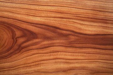 Naklejka premium Polished Cherry Wood Texture with Natural Grain Patterns in Warm Tones