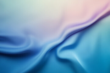 Obraz premium A fluid abstract gradient background featuring shades of blue, lavender, and soft pink with smooth, flowing curves. Perfect for digital designs, modern presentations, or artistic projects needing.