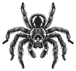 Obraz premium PNG Tarantula invertebrate arachnid animal.