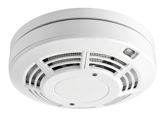 smoke detector isolated on a transparent background.