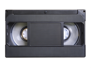 Videotape isolated on a transparent background.