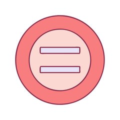 equality symbol icon, equality symbol vector illustration-simple illustration of equality symbol, perfect for equality symbol logos and icons