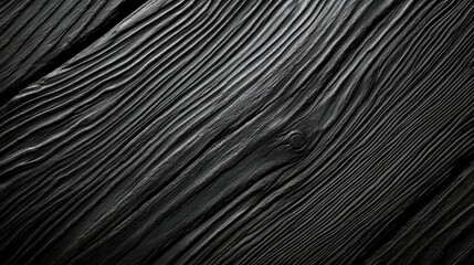 Obraz premium Dark Textured Wood Background with Deep Grooves and Grain Patterns Ideal for Use in Design, Decoration, and Backgrounds for Various Creative Projects