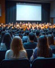 Conference Audience Engagement Businesswoman Speaker Executive Leadership Presentation