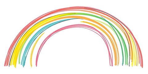 Obraz premium Handcrafted Rainbow Art for Decorative Throw Pillows