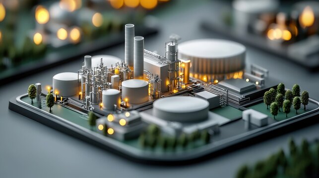 Smart renewable energy plants redefining urban industrial landscapes