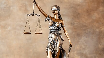lawyer legal, ethics, justice, law, statue. A bronze statue of Lady Justice holding scales, symbolizing fairness, law, and the pursuit of truth, adorned in flowing robes and blindfolded.