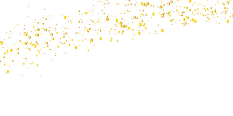 Gold Glitter Confetti Background 