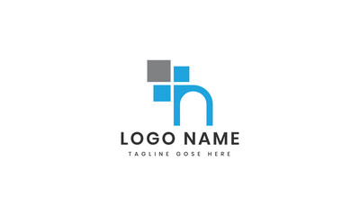Vector n Logo template design