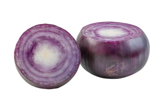 One onion isolated on a white background